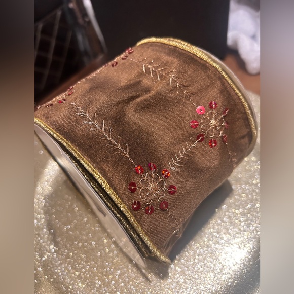 Two rolls of Wide Christmas ribbon 4”x22.5 ft. - Picture 5 of 14